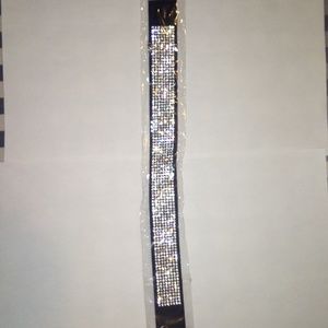 Black rhinestone choker